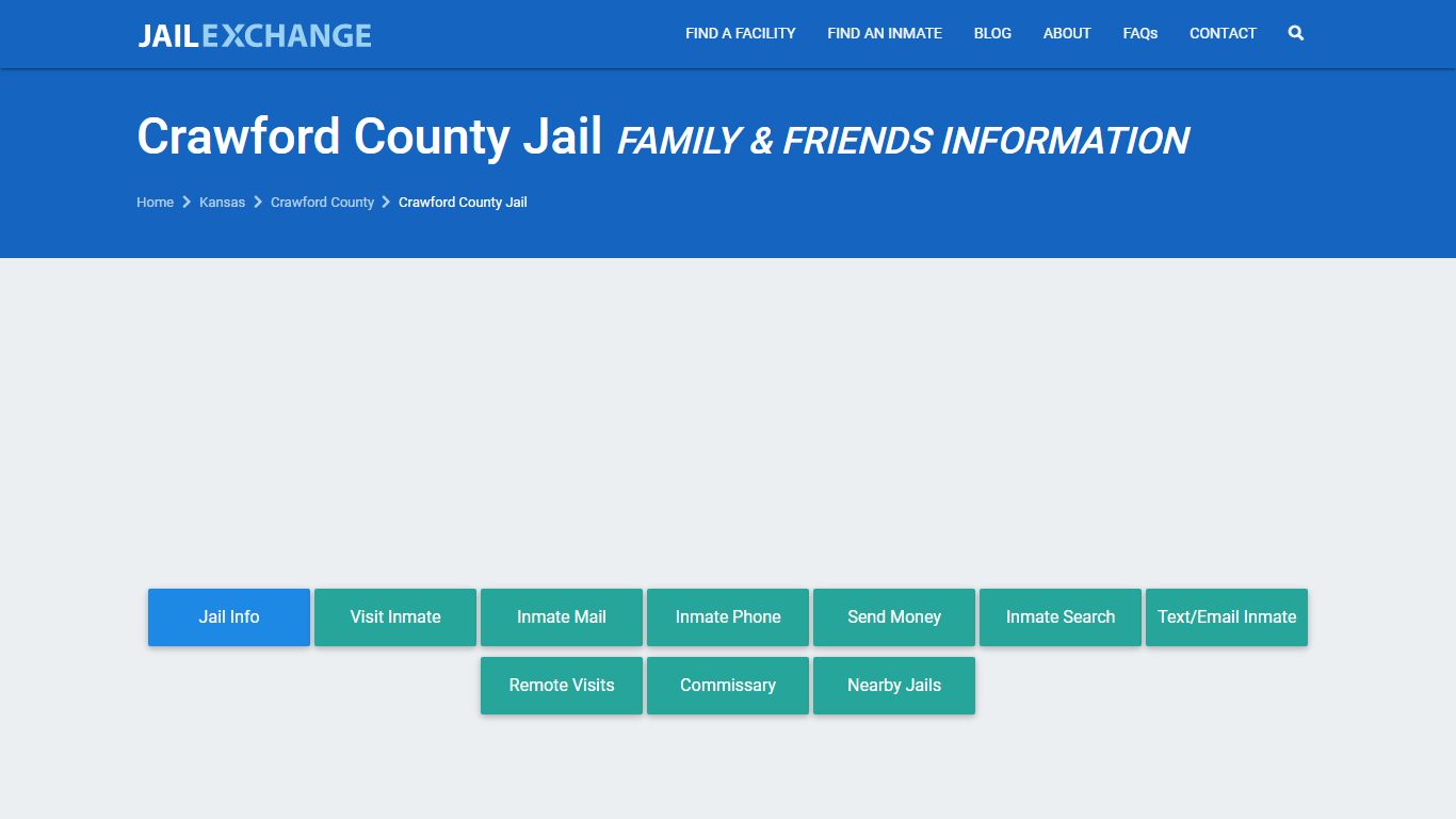 Crawford County Jail KS | Booking, Visiting, Calls, Phone